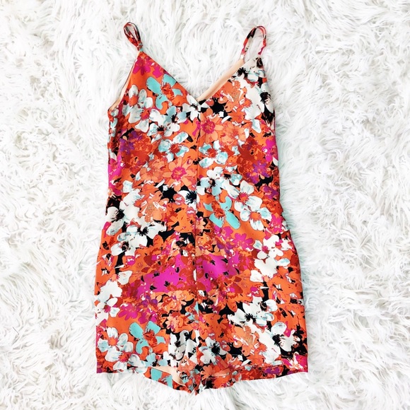 Design Lab Lord & Taylor Pants - Lord & Taylor Design Lab floral print romper